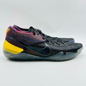 Nike Kobe A.D. NXT 360 Mens 8.5 Black Multicolor Basketball Shoes Sneakers